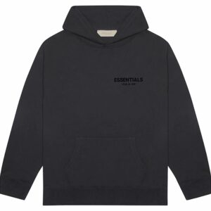 Fear of God Essentials Pullover Hoodie Stretch Limo Black