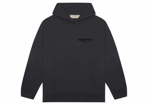 Fear of God Essentials Pullover Hoodie Stretch Limo Black